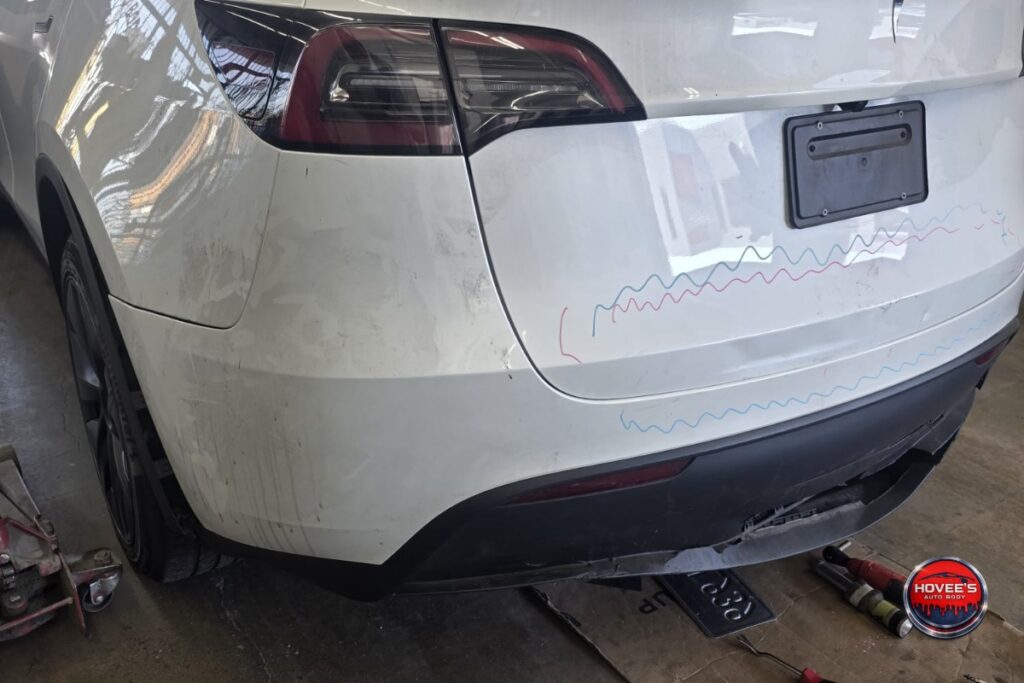 2025 Tesla Model Y Rear-End Collision Repair — Chatsworth, CA
