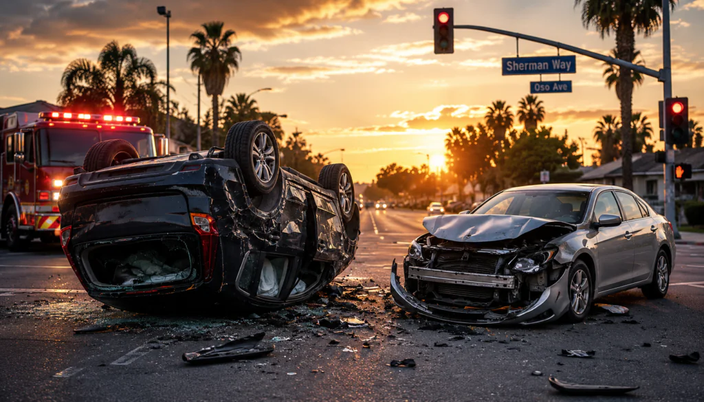 Winnetka Rollover Crash Injures 8: What a Serious Collision Can Do to a Vehicle