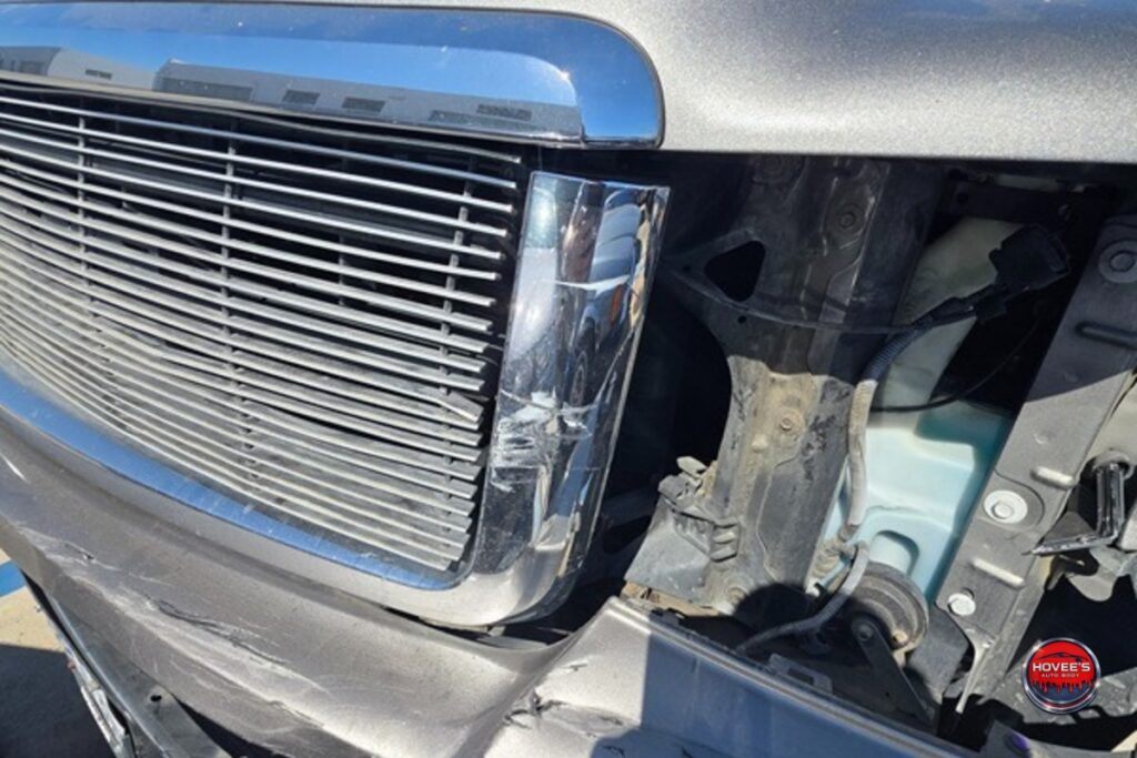 2008 GMC Sierra Front-End Collision Repair for an Encino, CA Customer