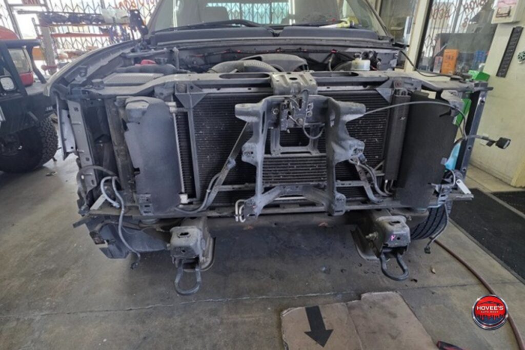 2008 GMC Sierra Front-End Collision Repair for an Encino, CA Customer