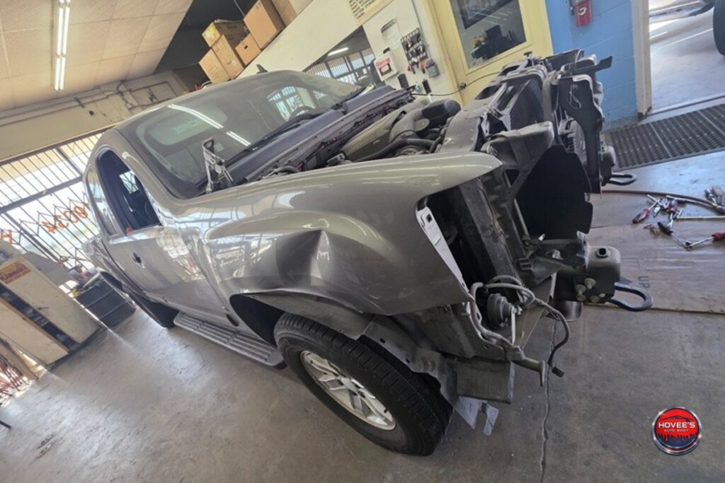 2008 GMC Sierra Front-End Collision Repair for an Encino, CA Customer