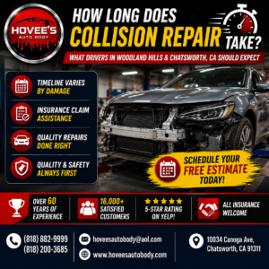 collision repair timeline - chatsworth - Hovee's Auto Body and Paint